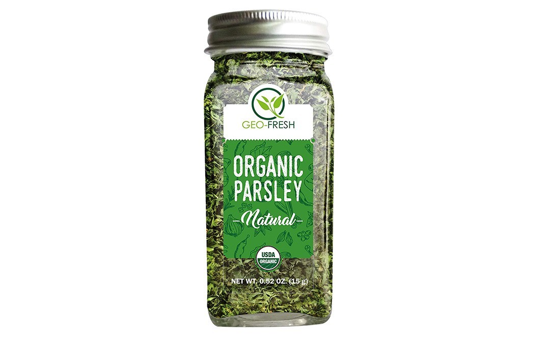 Geo-Fresh Organic Parsley- Natural   Bottle  15 grams